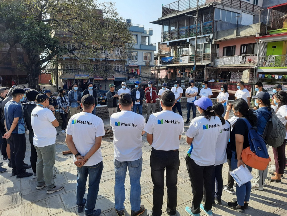 मेट लाइफद्वारा क्लिन अप नेपालसँगको सहकार्यमा सरसफाई कार्यक्रम आयोजना